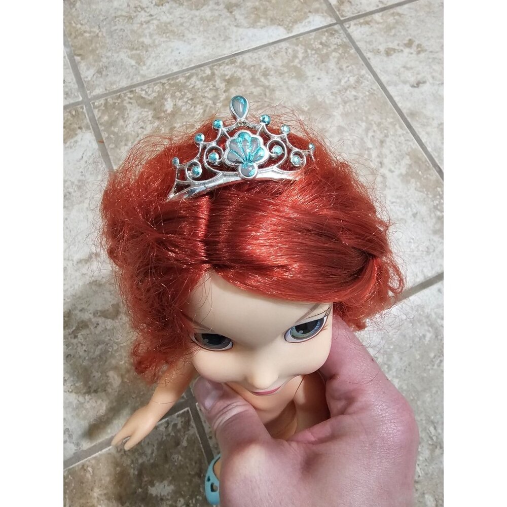 Disney Princess Female 15 Inch Doll Red Hair Plastic Ariel Iconic Royalcore Rare - Picture 4 of 6